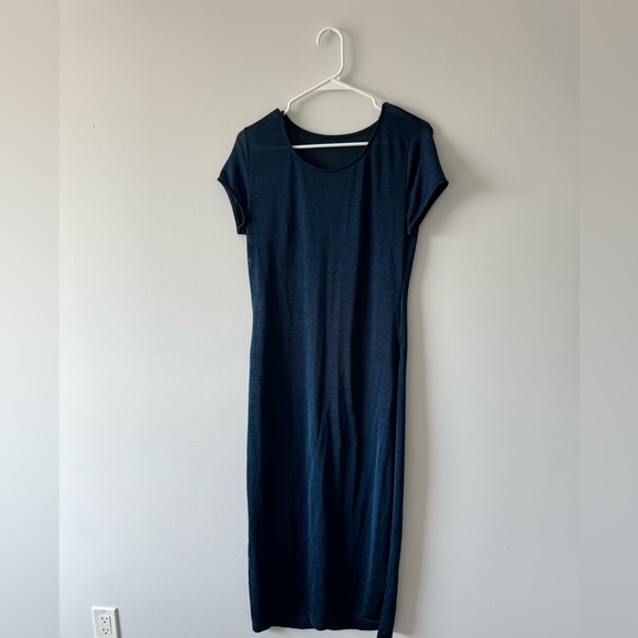 Navy Blue Cover Up Dress - Picture 5 of 7